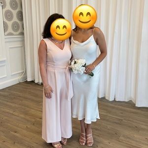 White Slip Dress RESA Size Med. Bridal